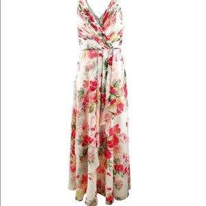 Calvin Klein Women's Floral-Print Formal Gown